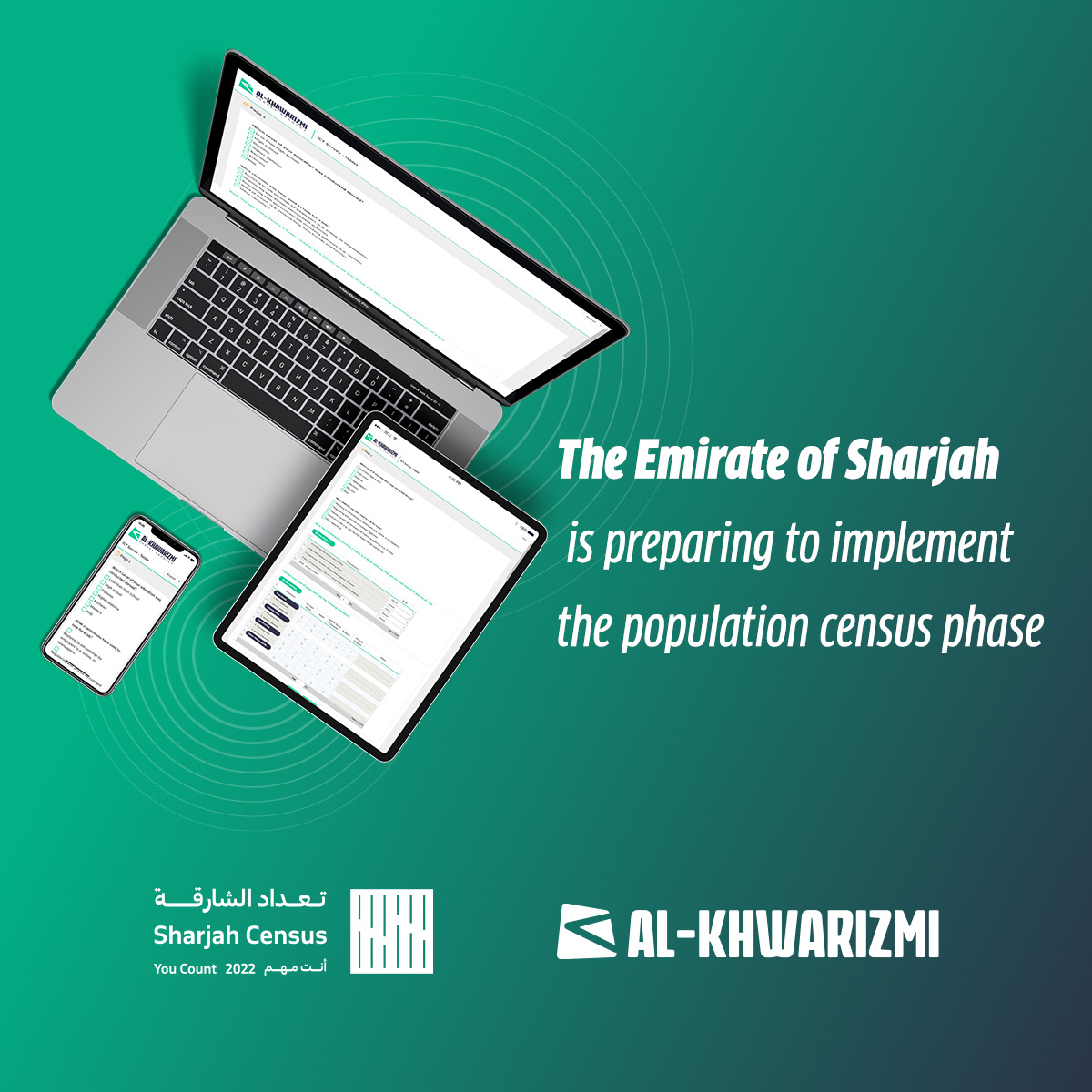 Sharjah Census utilizes Al-Khwarizmi platform
