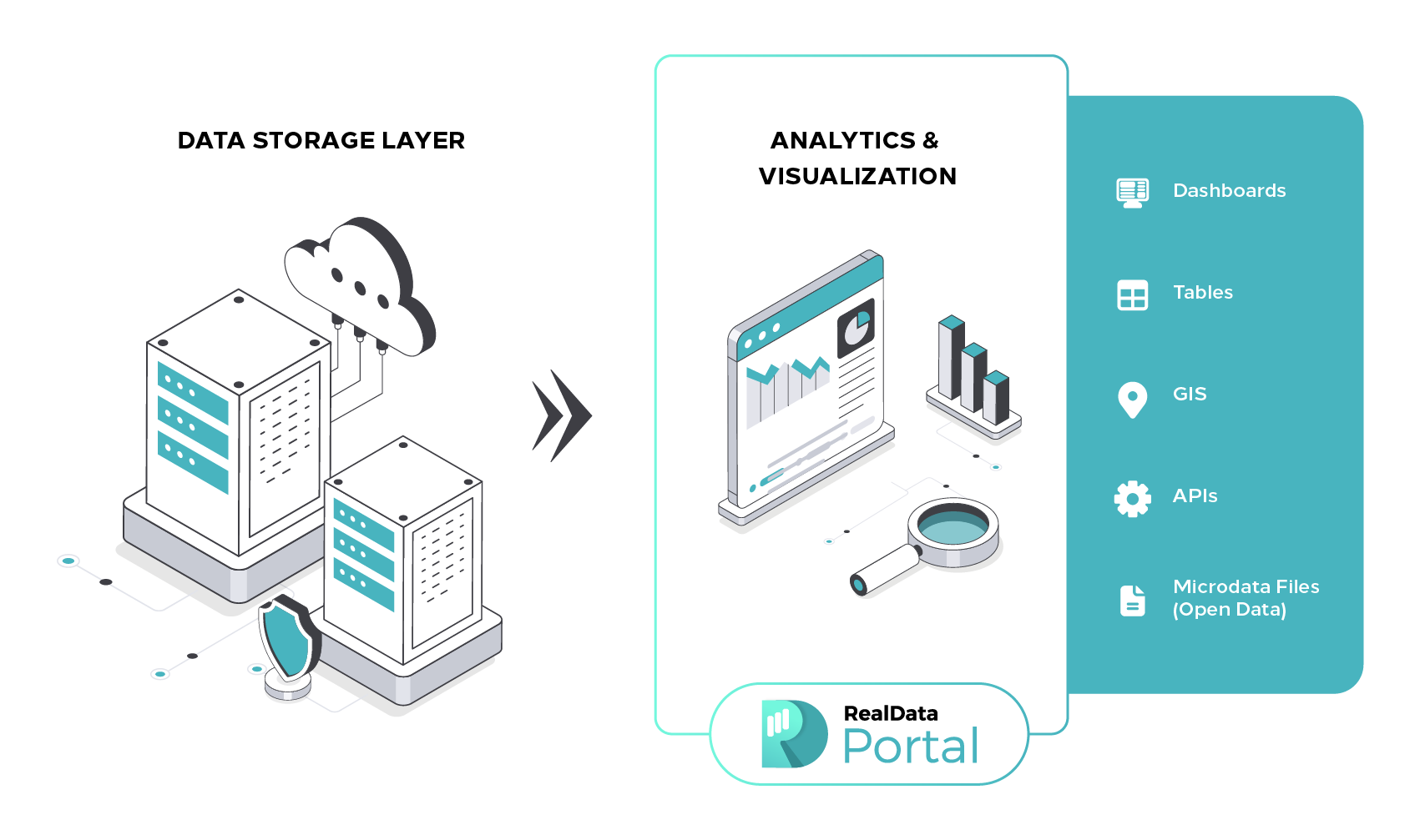 RealData Portal | Data analytics, visualization, and publishing
