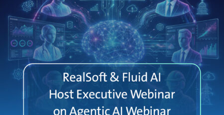 Executive webinar session discussing Agentic AI applications across enterprise sectors